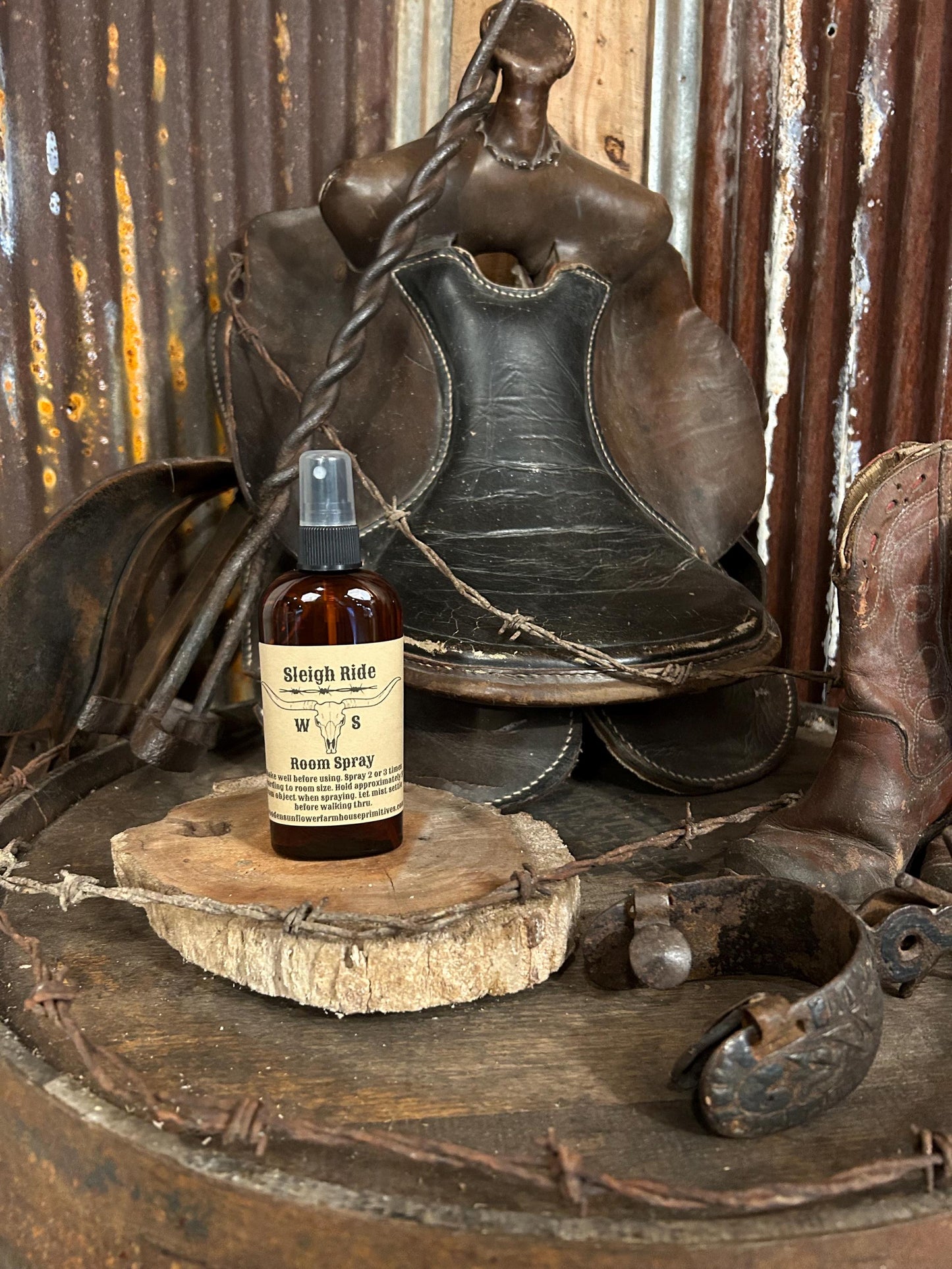 Sleigh Ride Highly Scented Farmhouse Style Room Spray 4oz