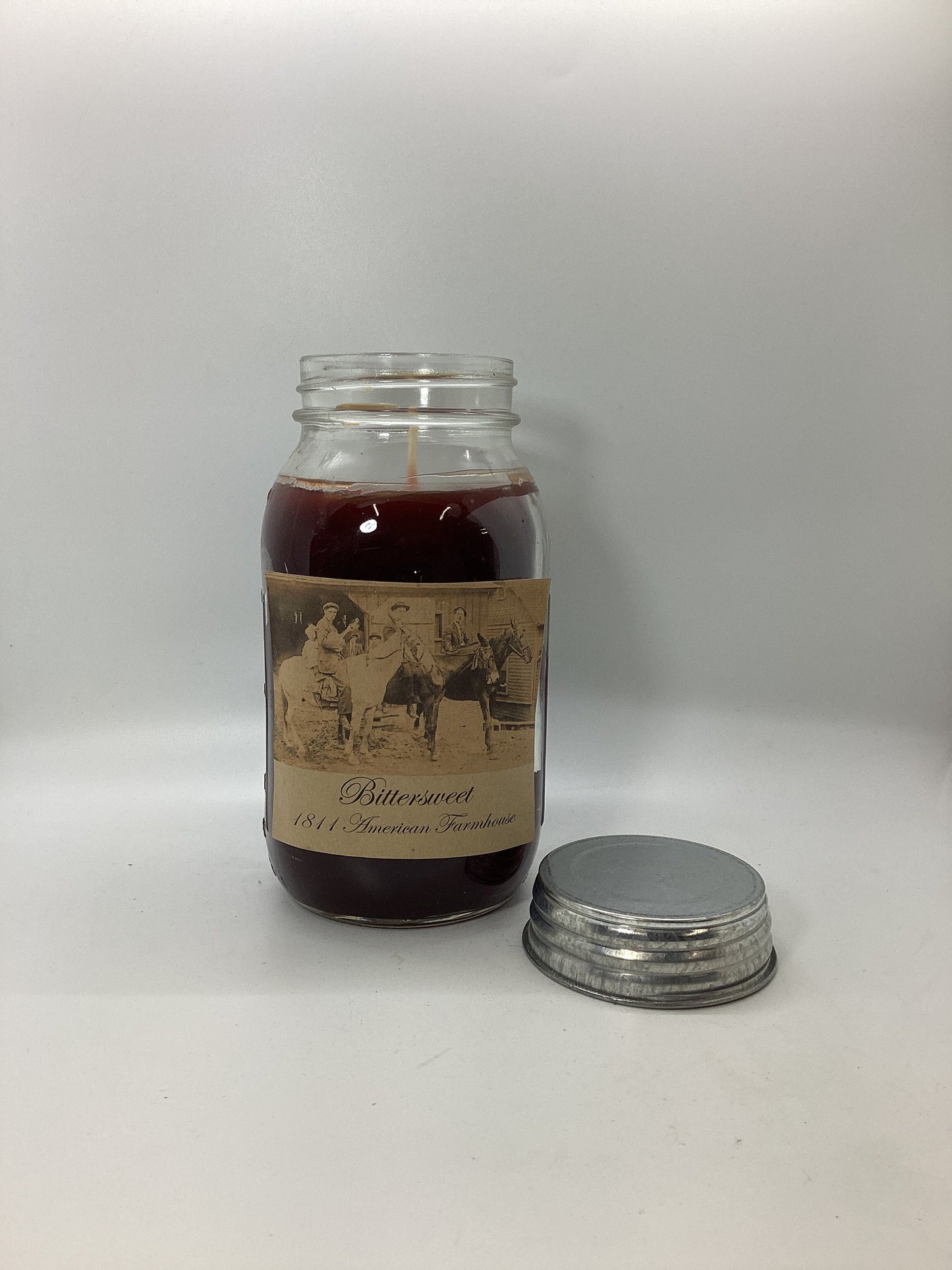 Bittersweet Highly Scented Candle/Ball Jar 32 oz/Paraffin Wax/Farmhouse Candle/Hand Poured Candle/Country Primitive Candle/Orange Clove