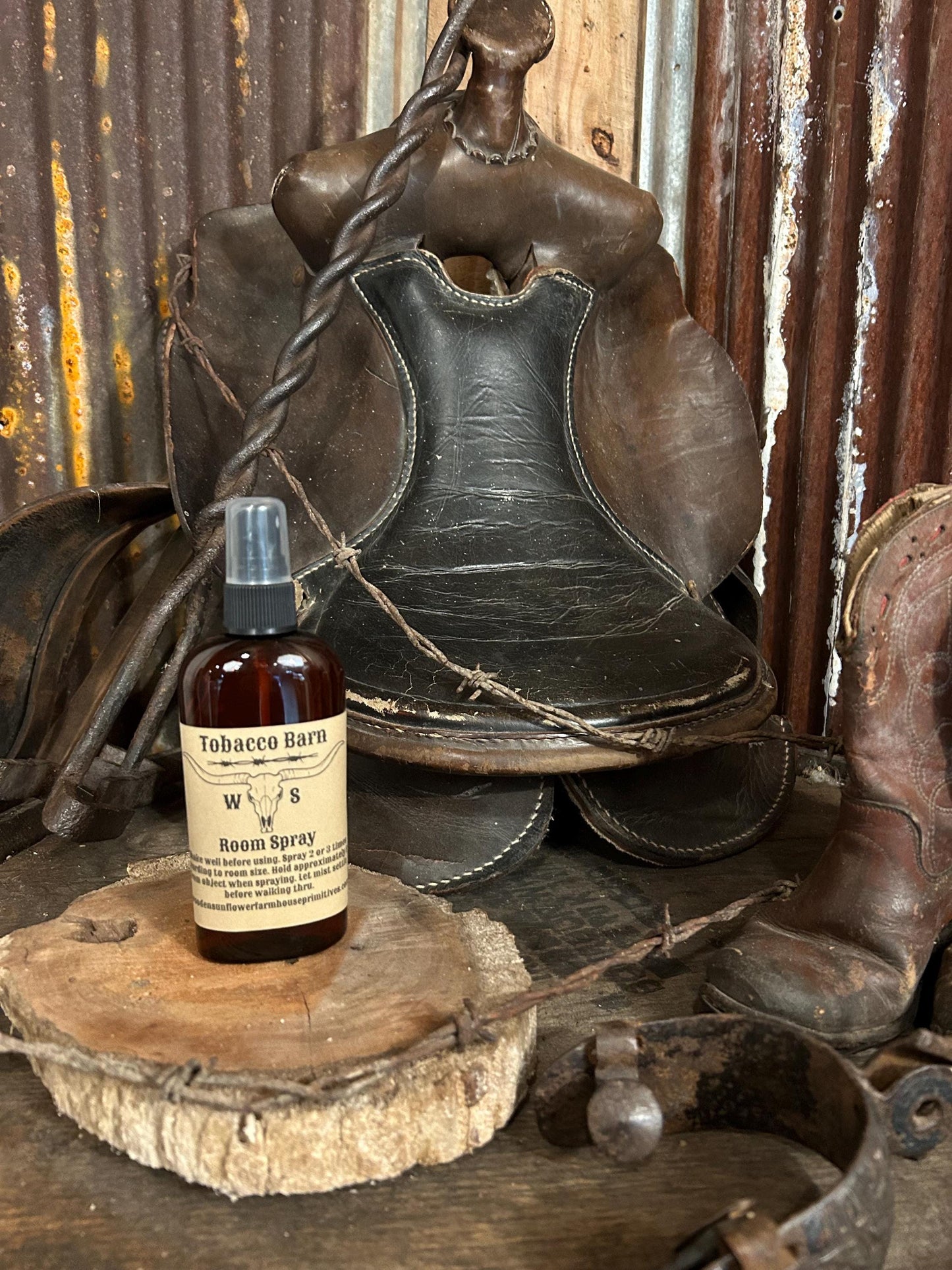 Tobacco Barn Highly Scented Farmhouse Style Room Spray 4oz