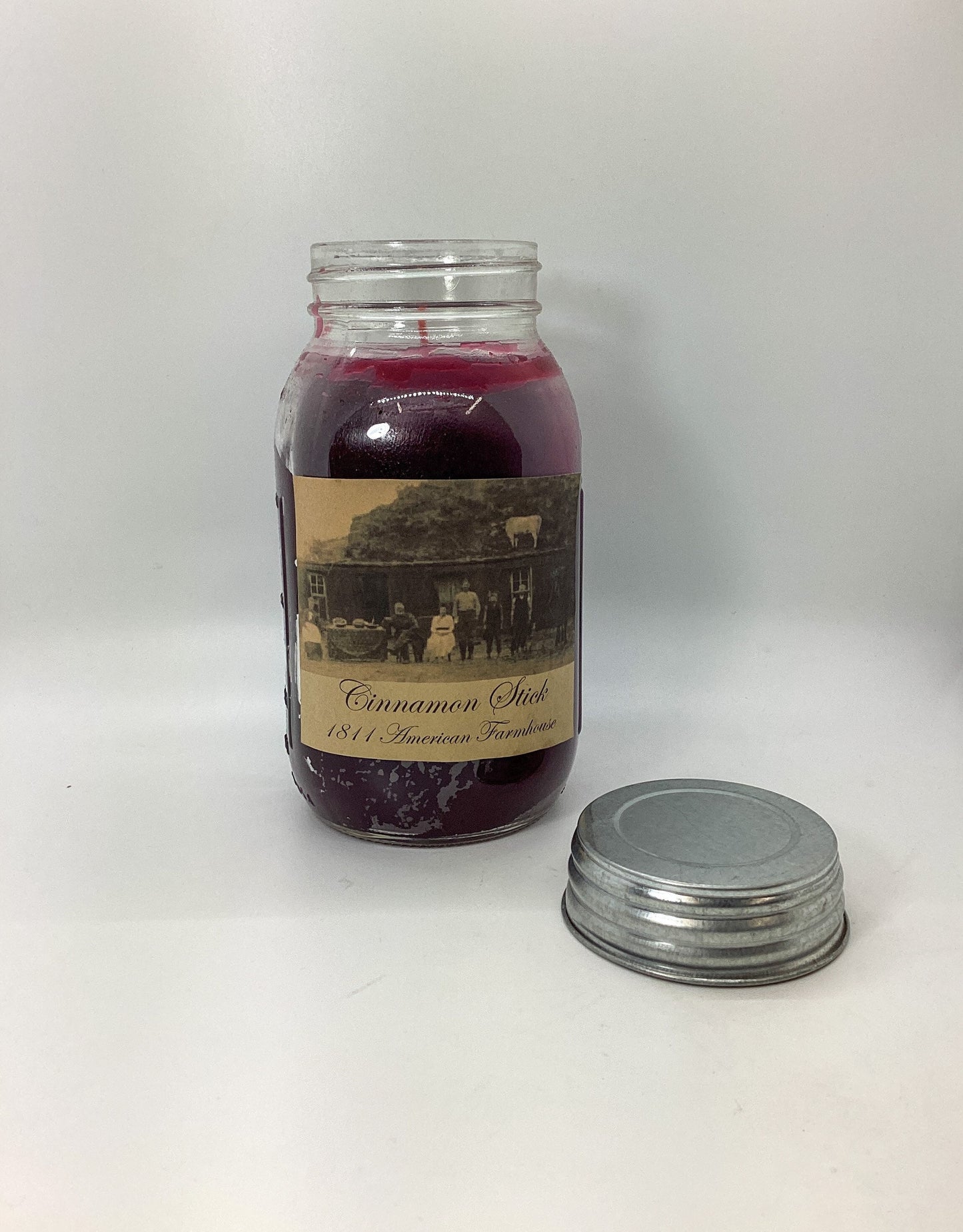 CinnamonStick/Highly Scented Candle/Ball Jar 32oz/Paraffin Wax/Farmhouse Candle/Hand Poured Candle/Cinnamon