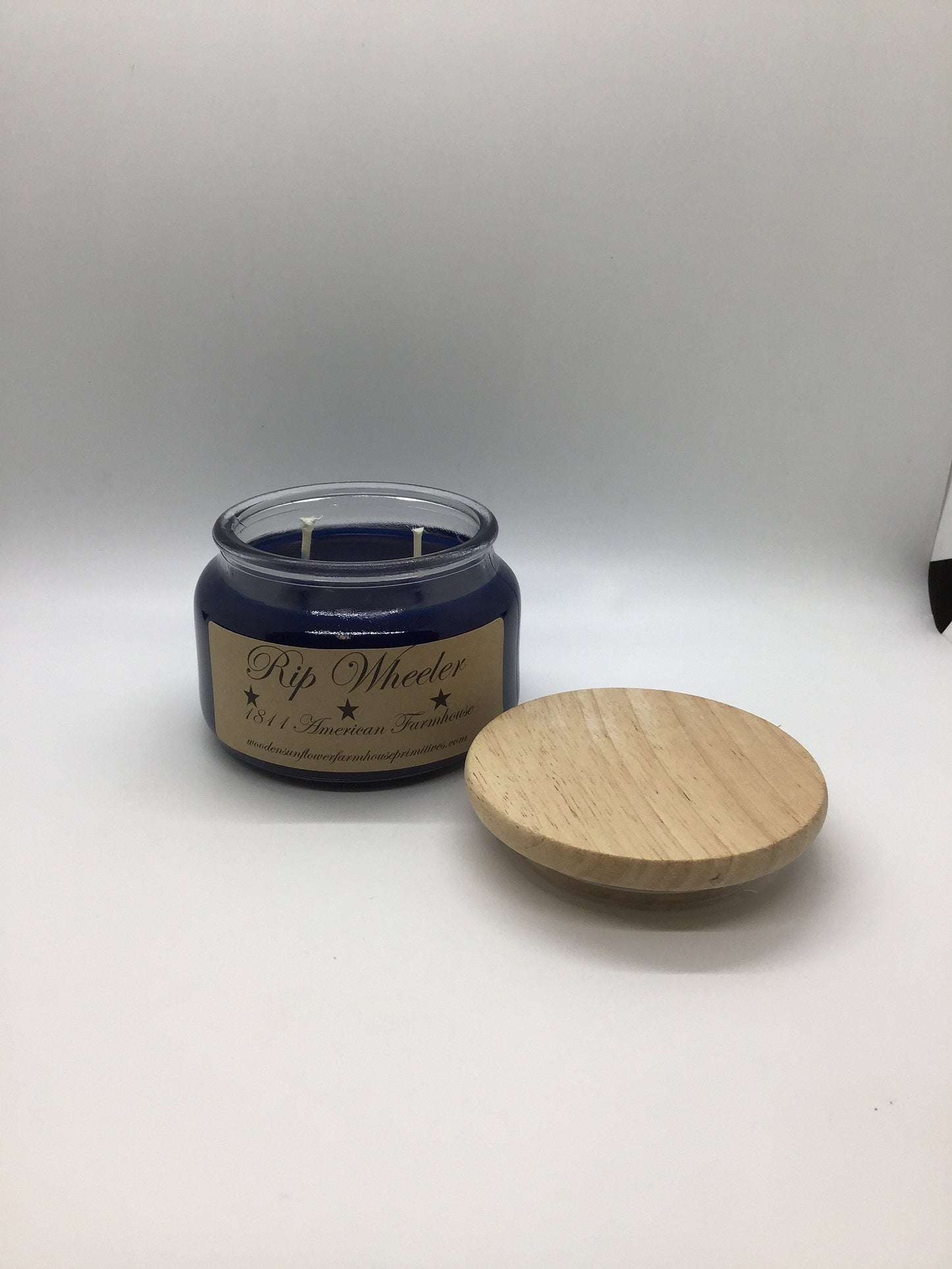 Rip Wheeler Highly Scented Candle/Apothecary Jar 10oz/Paraffin Wax/Farmhouse Candle/HandPoured Candle/Country Primitive Candle/