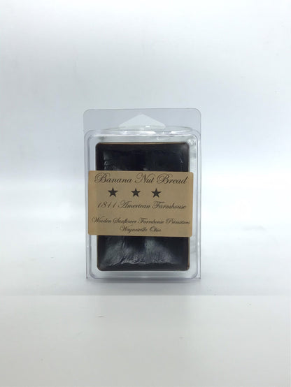 Banana Nut Bread Highly Scented Tarts/Paraffin Wax/Scented Wax Cubes/Tart Burner/6 Individual Tarts