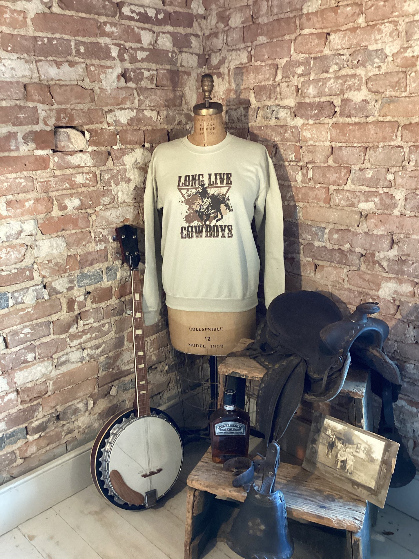 Long Live Cowboys crewneck/western/country/cowgirl/rodeo/farmgirl/horse girl