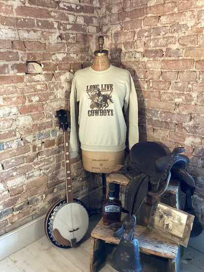Long Live Cowboys crewneck/western/country/cowgirl/rodeo/farmgirl/horse girl