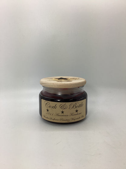 Cork & Bottle Highly Scented Candle/Apothecary Jar 10oz/Paraffin Wax/Farmhouse Candle/HandPoured Candle/Country Primitive Candle/
