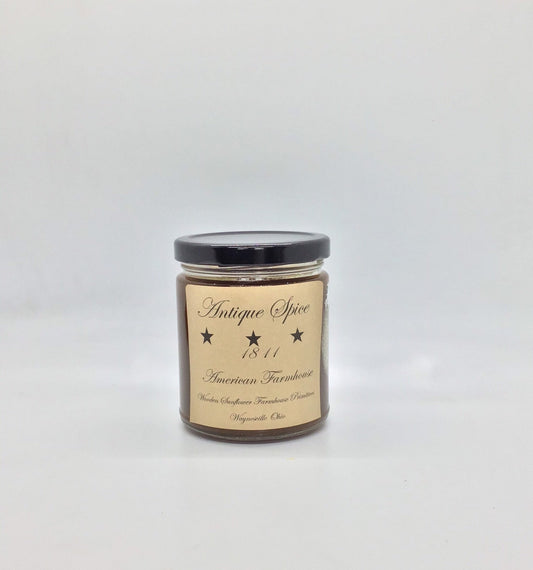 Antique Spice Highly Scented Candle/Jelly Jar 9oz/Paraffin Wax/Farmhouse Candle/Hand Poured Candle/Country-Primitive Candle