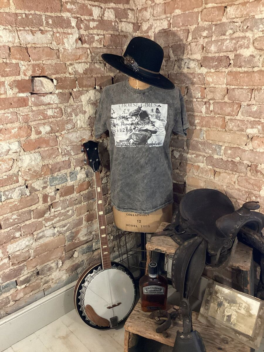 Horse Girls/Country Shirt/Cowgirl Shirt/Western Shirt/Horse girl shirt/funny shirt/farmgirl shirt/distressed shirt