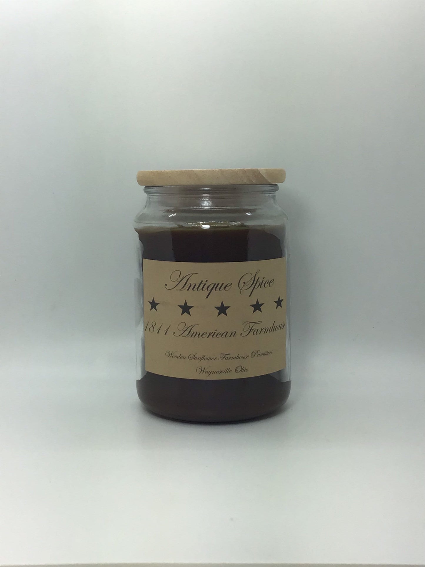 Antique Spice Highly Scented Candle /Apothecary Jar 26oz/Paraffin Wax/Farmhouse Candle/Hand-Poured Candle/Country-Primitive Candle
