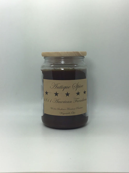 Antique Spice Highly Scented Candle /Apothecary Jar 26oz/Paraffin Wax/Farmhouse Candle/Hand-Poured Candle/Country-Primitive Candle