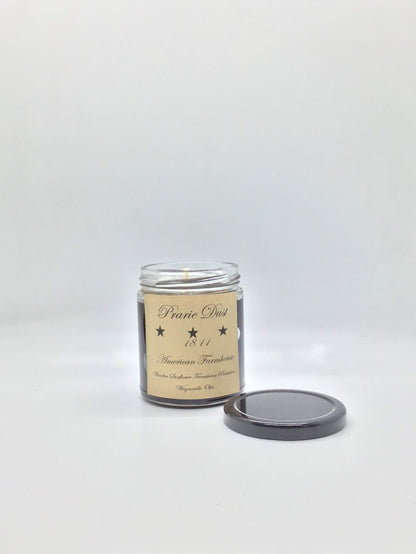 Prairie Dust Highly Scented Candle/Jelly Jar/9oz/Paraffin Wax/Farmhouse Candle/Hand Poured Candle/Country-Primitive Candle