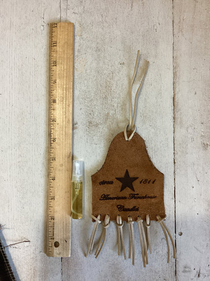Rip Wheeler Highly Scented  Branded Leather Air Freshener/car freshener/bathroom freshener/closet freshener/branded leather with fringe