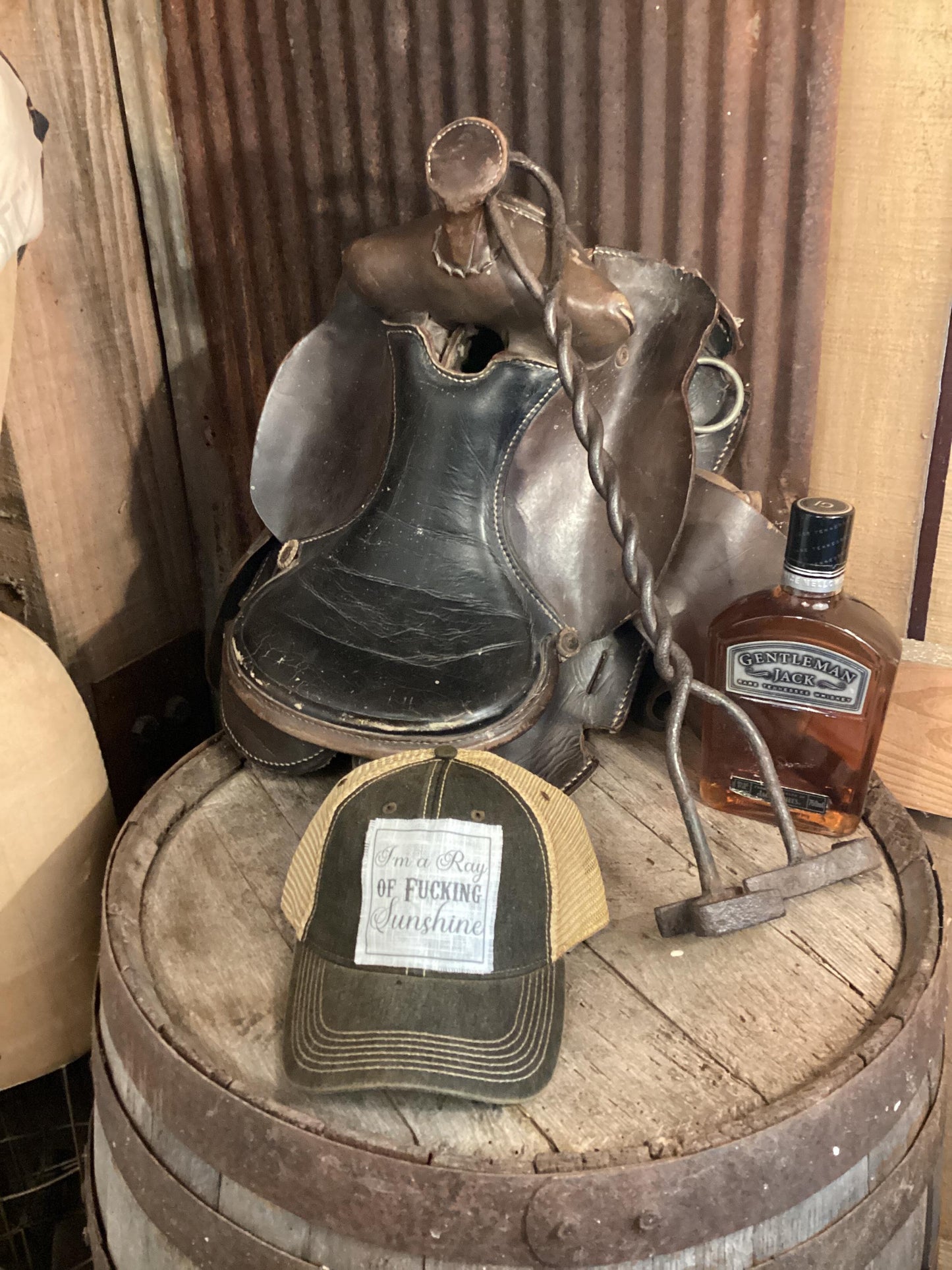 I’m a Ray of Fucking Sunshine/trucker hat/funny hat/cowgirl hat/cowboy hat/inspirational hat/western hat/country hat/