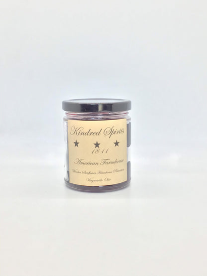 Kindred Spirits Highly Scented Candle/Jelly Jar 9 oz/Paraffin Wax/Farmhouse Candle /Hand Poured Candle/Country-Primitive Candle