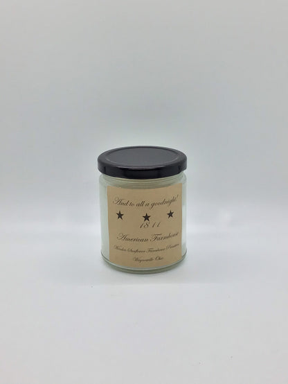 And to all a goodnight! Highly Scented Candle/Jelly Jar/9oz/Paraffin Wax/Farmhouse Candle/Hand Poured Candle/Country-Primitive Candle