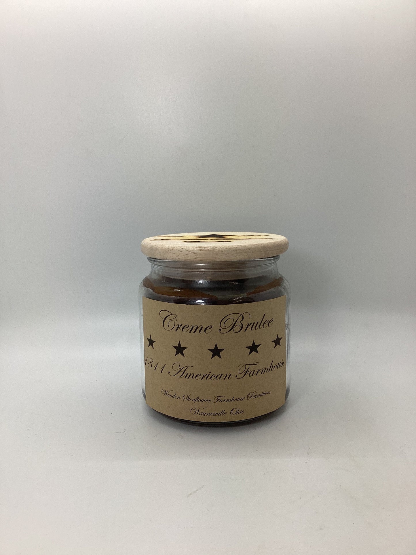Creme Brulee Scented Candle Apothecary Jar 18 oz