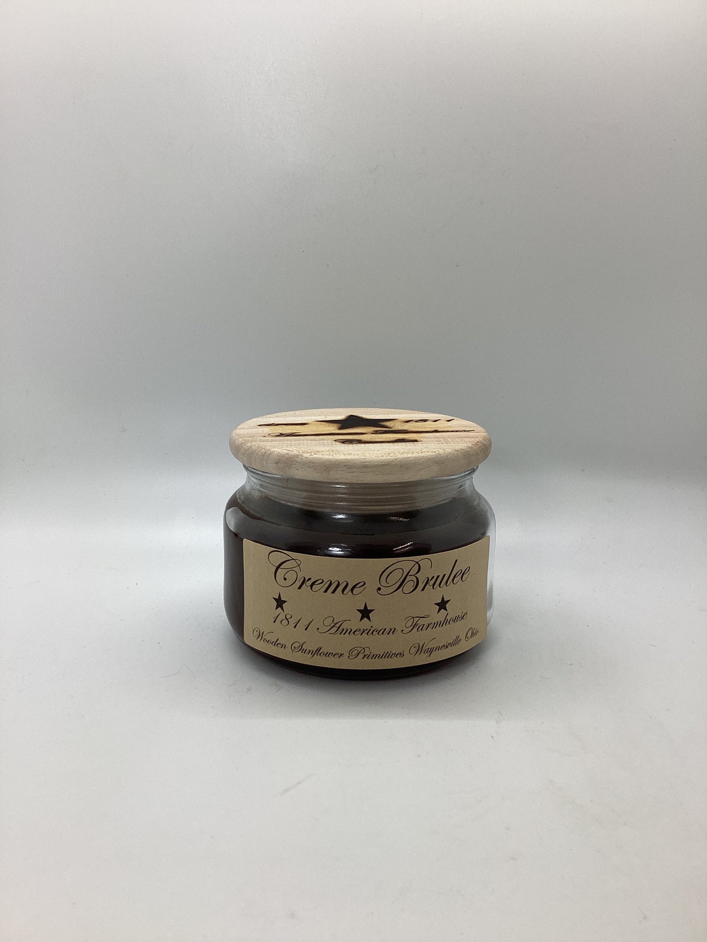 Creme Brulee Scented Candle Apothecary Jar 10 oz