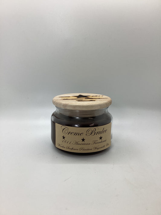 Creme Brulee Scented Candle Apothecary Jar 10 oz
