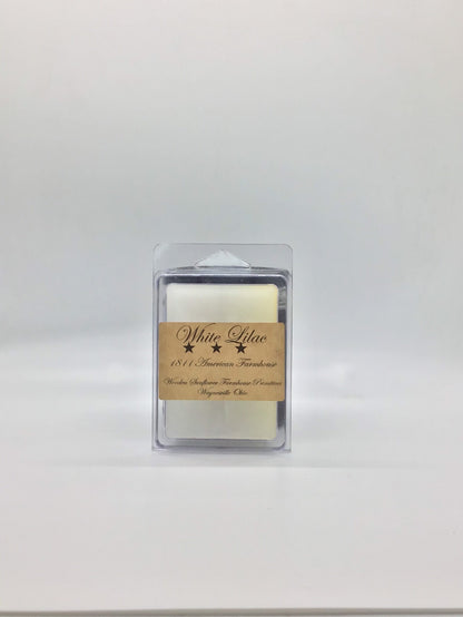 White Lilac Highly Scented Tarts/Paraffin Wax/Scented Wax Cubes/Tart Burner/6 Individual Tarts