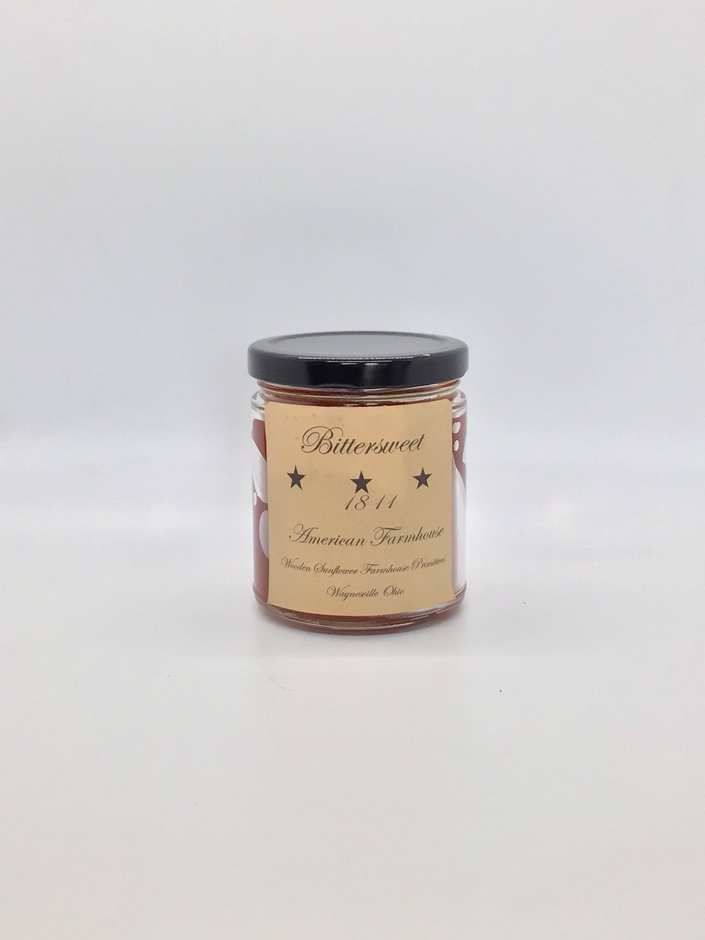 Bittersweet Highly Scented Candle/Jelly Jar 10oz/Paraffin Wax/Farmhouse Candle/Hand Poured Candle/Country-Primitive Candle