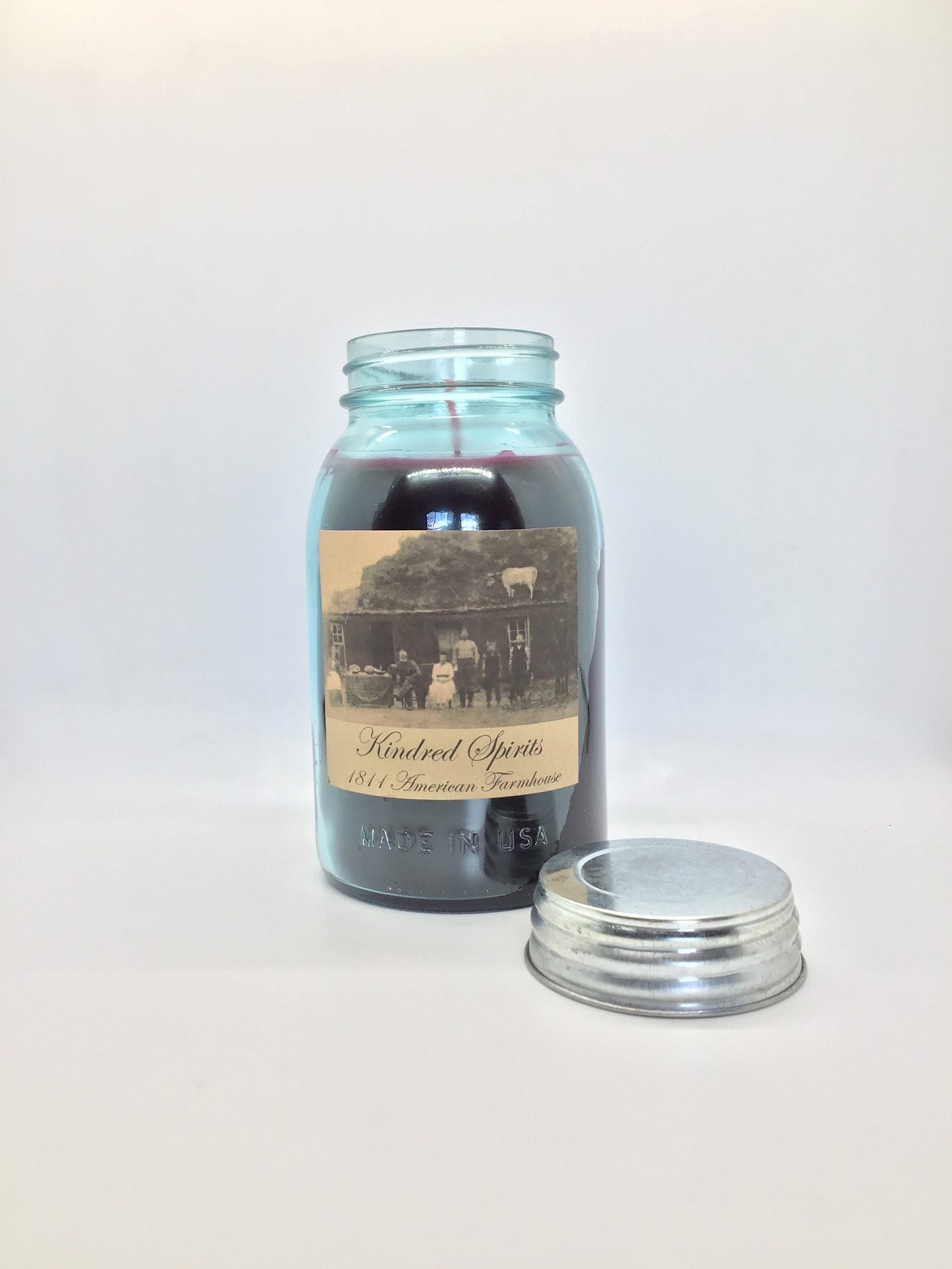 Kindred Spirit Highly Scented Candle/Ball Jar 32 oz/Paraffin Wax/Farmhouse Candle/Hand Poured Candle/Country Primitive Candle