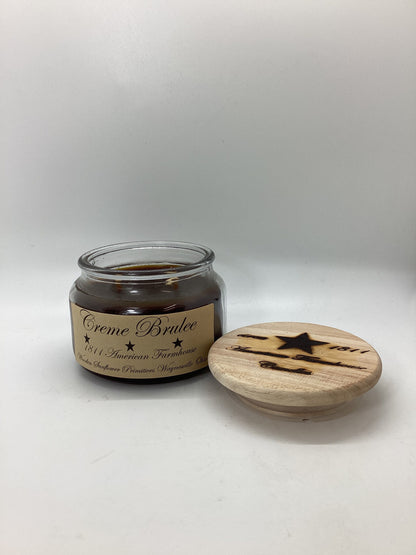 Creme Brulee Scented Candle Apothecary Jar 10 oz