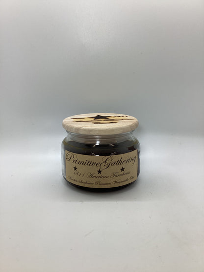 Primitive Gathering Highly Scented Candle/Apothecary Jar 10oz/Paraffin Wax/Farmhouse Candle/HandPoured Candle/Country Primitive Candle/