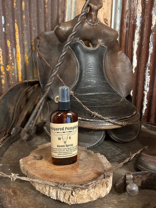 Sugared Pumpkin Highly Scented Farmhouse Style Room Spray 4oz