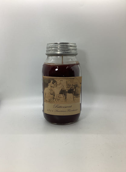 Bittersweet Highly Scented Candle/Ball Jar 32 oz/Paraffin Wax/Farmhouse Candle/Hand Poured Candle/Country Primitive Candle/Orange Clove