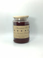 American Pie /Highly Scented Candle/26 oz Apothecary Jar/Paraffin Wax/Farmhouse Candle/Hand Poured Candle/Peach Fragrance