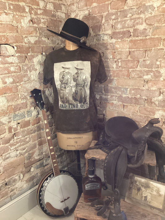 Buck Around & Find Out/Country Shirt/Cowgirl Shirt/Western Shirt/Horse girl shirt/funny shirt/farmgirl shirt/distressed shirt