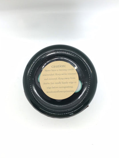Winter Wilderness Highly Scented Candle/Apothecary Jar 10 oz/Paraffin Wax/Farmhouse Candle/Hand Poured Candle/Country-Primitive Candle