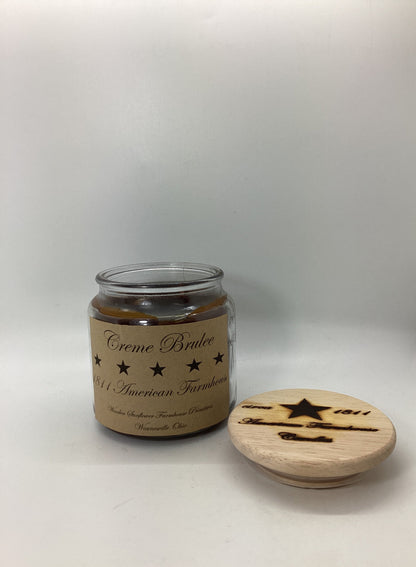 Creme Brulee Scented Candle Apothecary Jar 18 oz