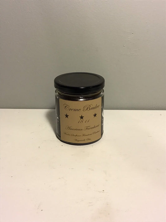 Creme Brulee Scented Candle Jelly Jar 9 oz