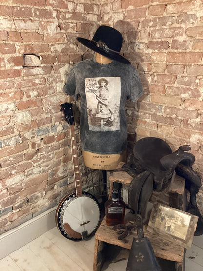 Well Behaved Cowgirls rarely make History/Country Shirt/Cowgirl Shirt/Western Shirt/farmgirl shirt/distressed shirt/Annie Oakley