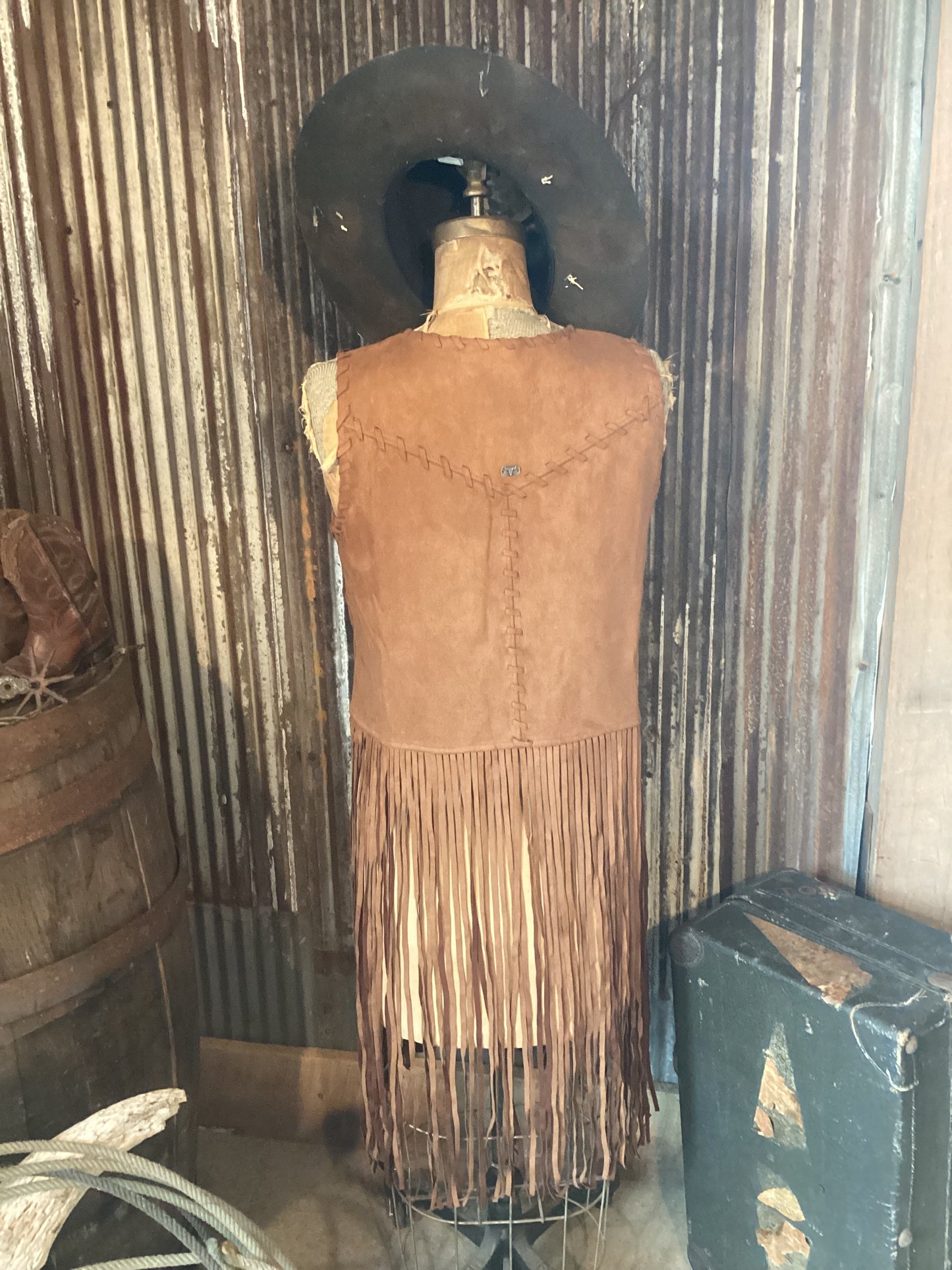 suede vest