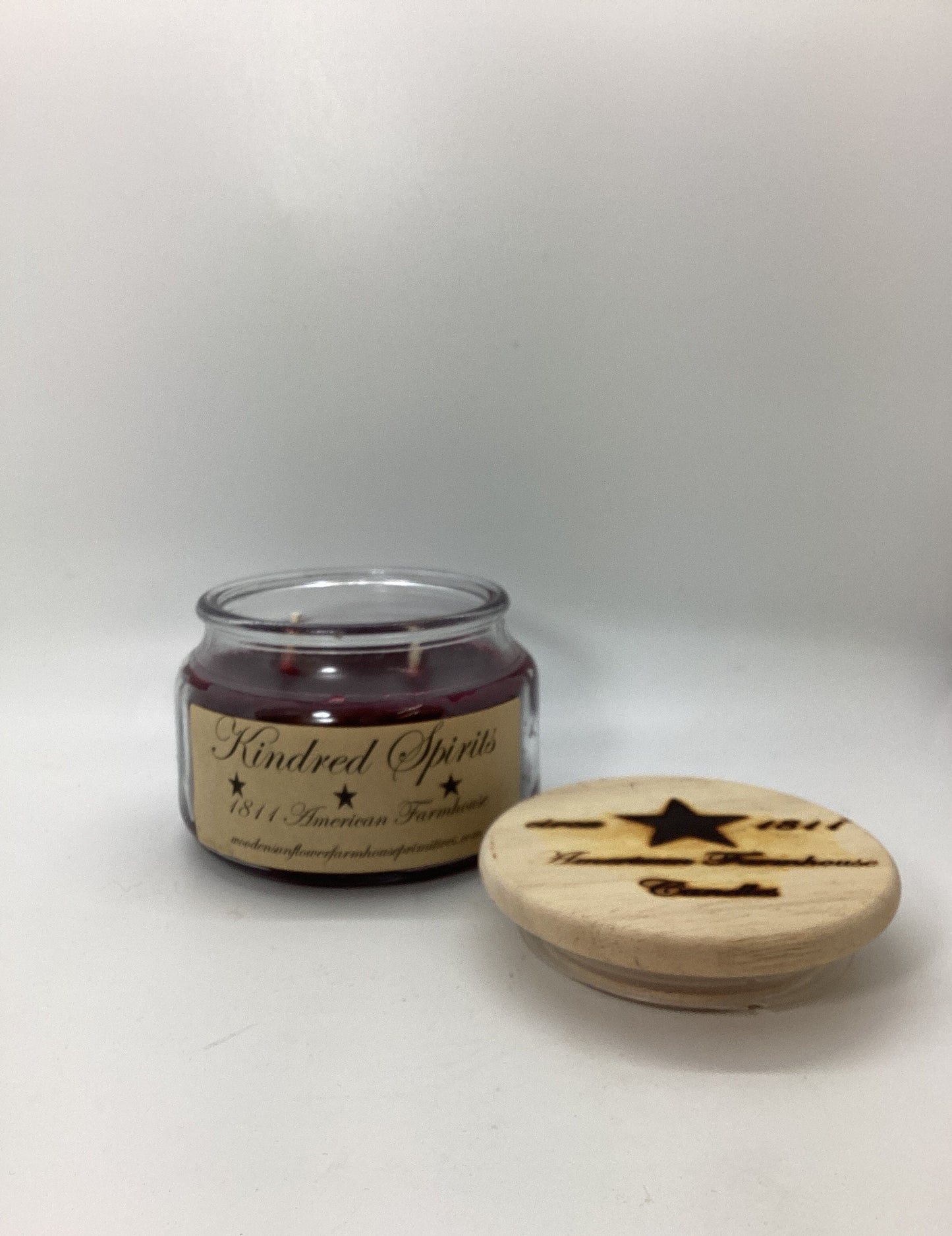 Kindred Spirits Highly Scented Candle/Apothecary Jar 10oz/Paraffin Wax/Farmhouse Candle/Hand Poured Candle/Country-Primitive Candle