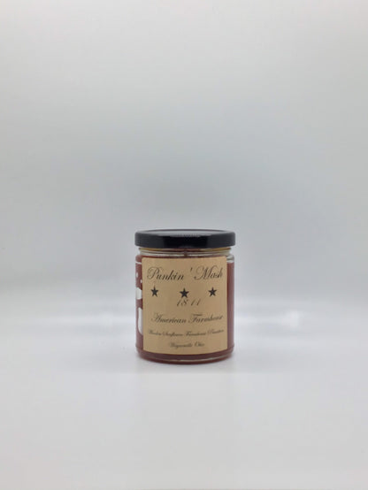 Punkin Mash Highly Scented Candle/Jelly Jar 9oz/Paraffin Wax/Farmhouse Candle/Hand Poured Candle/Country-Primitive Candle