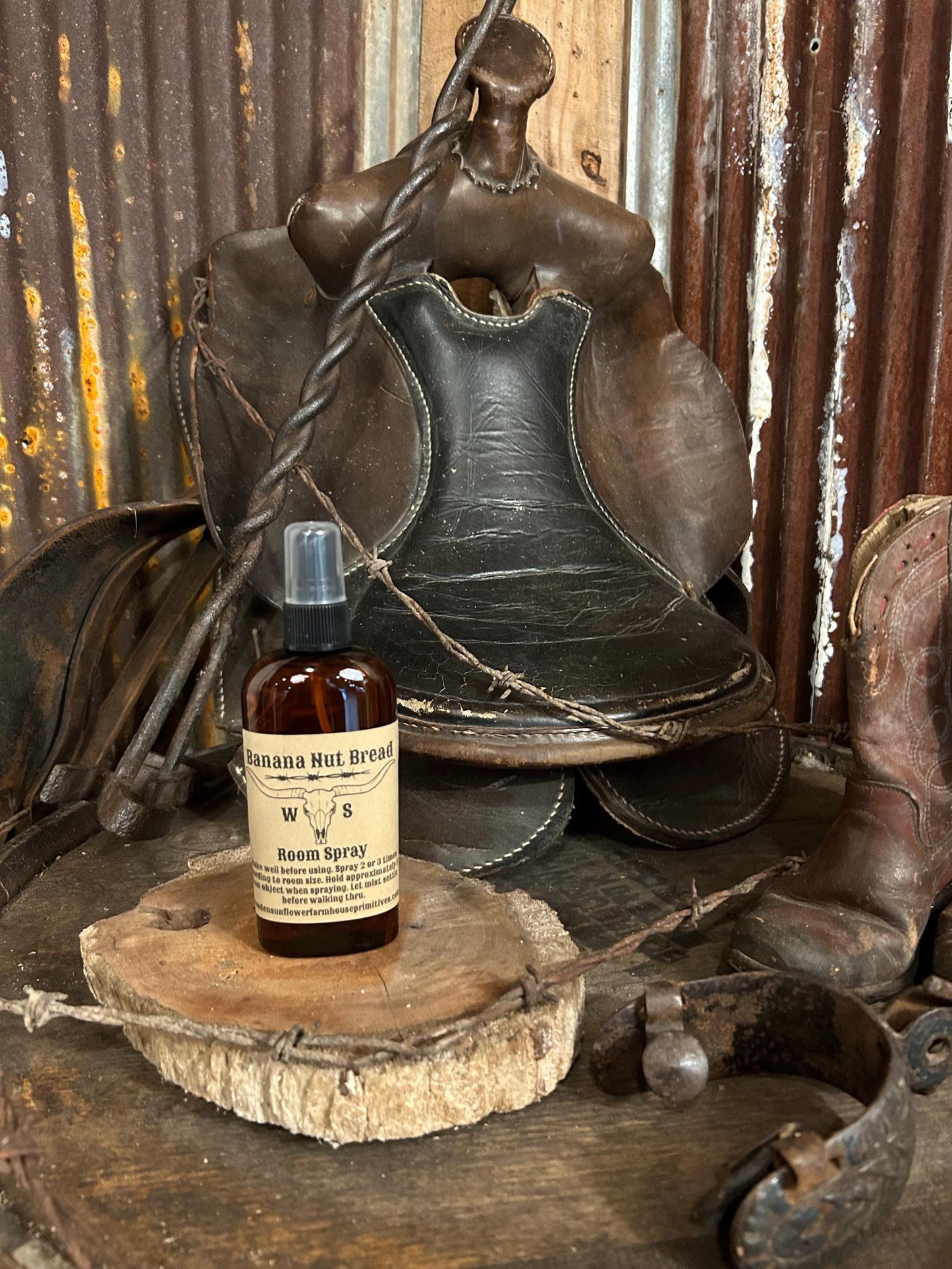 Banana Nut Bread Highly Scented Farmhouse Style Room Spray