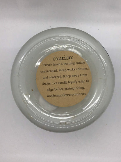 Salt of the Earth Highly Scented Candle/32oz Ball Jar/Paraffin Wax/Farmhouse Candle/Hand Poured Candle/Country-Primitive Candle