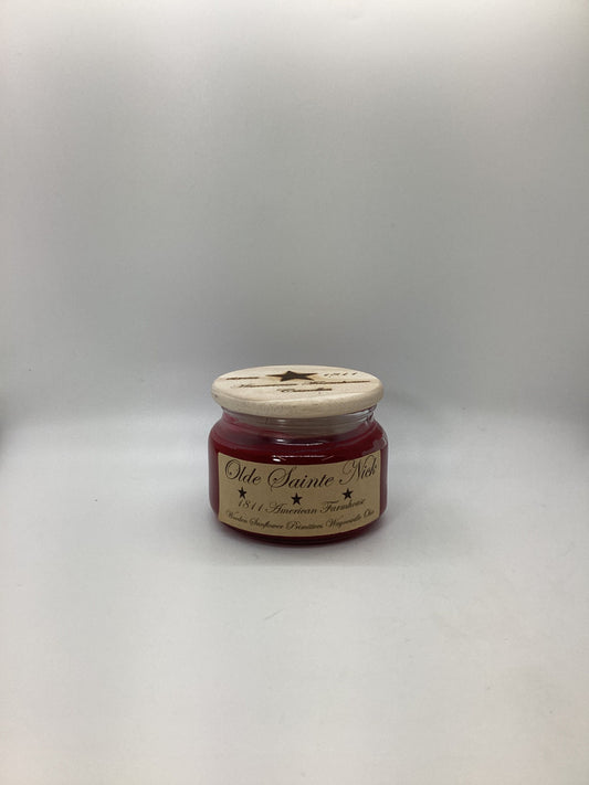 Olde Sainte Nick Highly Scented Candle/Apothecary Jar 10 oz/Paraffin Wax/Farmhouse Candle/Hand Poured Candle/Country-Primitive Candle