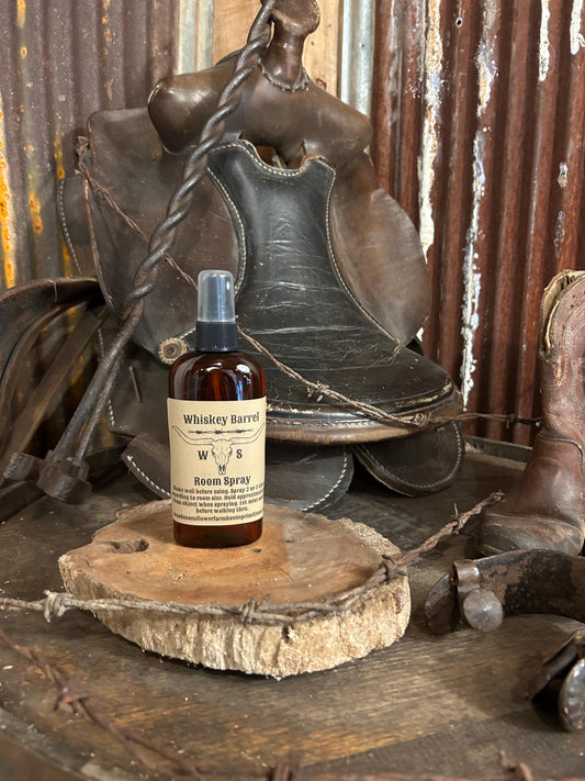 Whiskey Barrel Highly Scented Farmhouse Style Room Spray 4oz