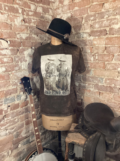 Buck Around & Find Out/Country Shirt/Cowgirl Shirt/Western Shirt/Horse girl shirt/funny shirt/farmgirl shirt/distressed shirt
