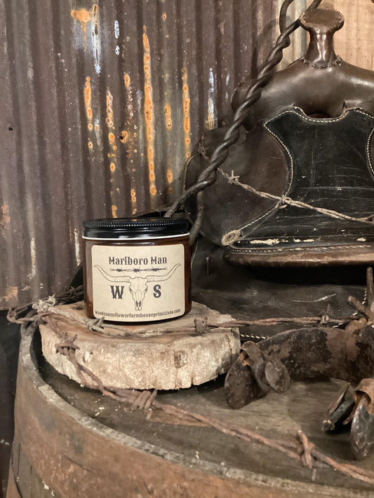 Marlboro Man/Sweet Smoke/Soy Candle/Western Home Decor/Cowboy Candle/Western Candle/