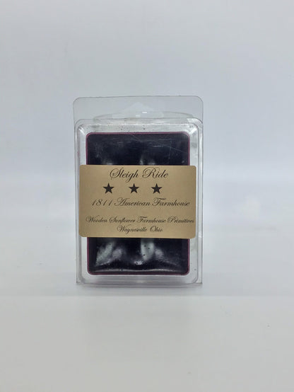 Sleigh Ride Highly Scented Tarts/Paraffin Wax/Scented Wax Cubes/Tart Burner/6 Individual Tarts