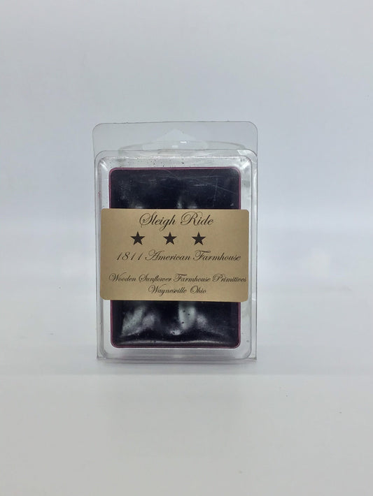 Sleigh Ride Highly Scented Tarts/Paraffin Wax/Scented Wax Cubes/Tart Burner/6 Individual Tarts