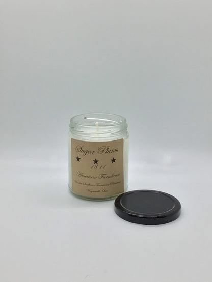 Sugar Plums Highly Scented Candle/Jelly Jar/9oz/Paraffin Wax/Farmhouse Candle/Hand Poured Candle/Country-Primitive Candle