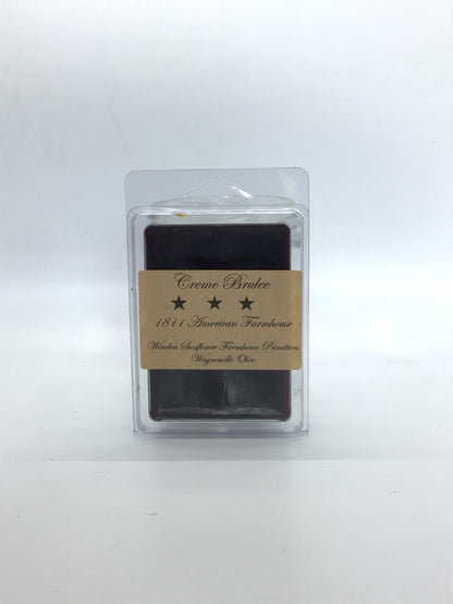 Creme Brulee Highly Scented Tarts/Paraffin Wax/Scented Wax Cubes/Tart Burner/6 Individual Tarts