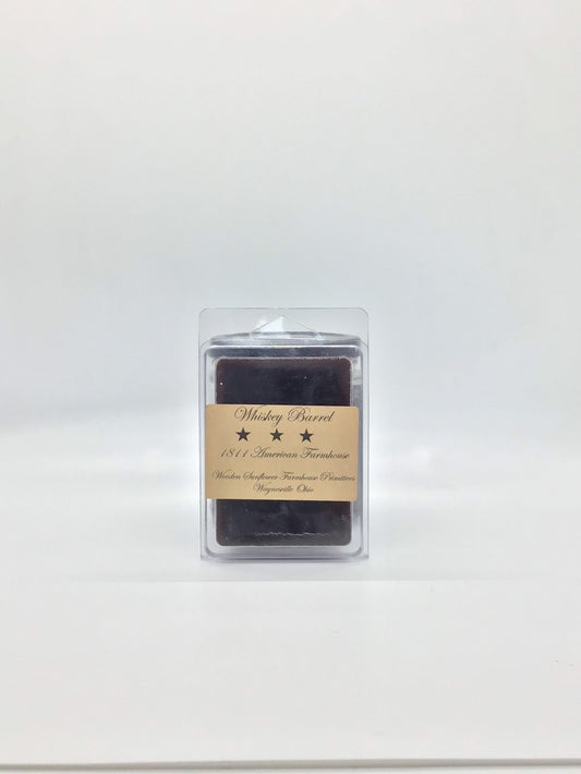 Whiskey Barrel Highly Scented Tarts/Paraffin Wax/Scented Wax Cubes/Tart Burner/6 Individual Tarts