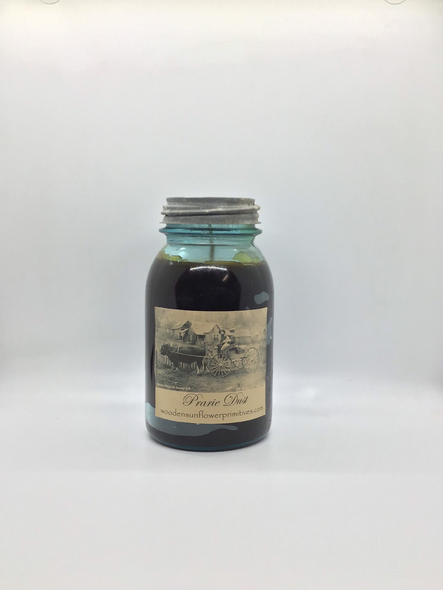 Prairie Dust Highly Scented Candle/Ball Jar 32 oz/Paraffin Wax/Farmhouse Candle/Hand Poured Candle/Country-Primitive Candle