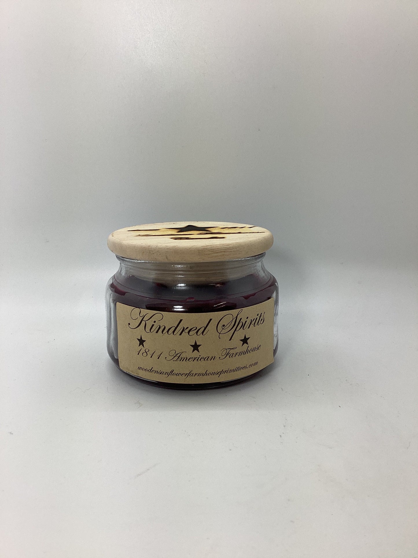 Kindred Spirits Highly Scented Candle/Apothecary Jar 10oz/Paraffin Wax/Farmhouse Candle/Hand Poured Candle/Country-Primitive Candle